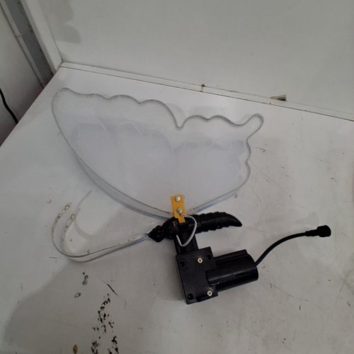 LED OUTDOOR SIMULATION DYNAMIC STATIC BUTTERFLY LIGHT - 13" - WHITE/CLEAR image 2