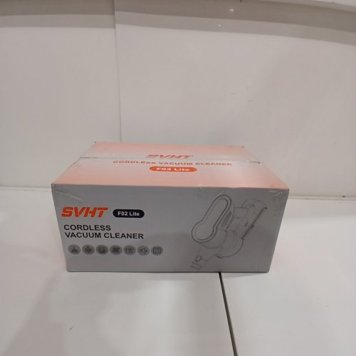 SVHT CORDLESS LIGHTWEIGHT SELF STANDING VACUUM CLEANER - 500W/45KPA - PURPLE/GREY (MODEL: F02 LITE) image 5