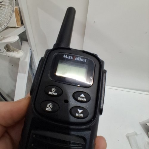 2PK MAXTALKER WALKIE TALKIES WITH FLASHLIGHT - 5KM RANGE - BLACK (MODEL: MT10) image 4