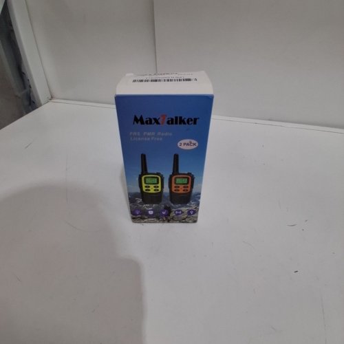 2PK MAXTALKER WALKIE TALKIES WITH FLASHLIGHT - 5KM RANGE - BLACK (MODEL: MT10) image 5