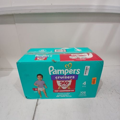 108PK PAMPERS PULL ON CRUISERS 360° FIT GAP-FREE FIT DISPOSABLE BABY DIAPERS - SIZE 4 (22LB- 37LB) image 3