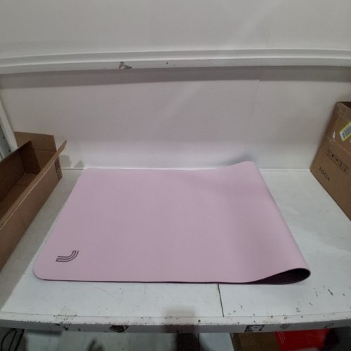 LOLË REVERSIBLE POSE WOMEN'S TPE NON-SLIP SUPER GRIP YOGA MAT - 71" X 24" - LIGHT PINK / MAUVE BERRY (MODEL: SSL0109 / P756) image 2