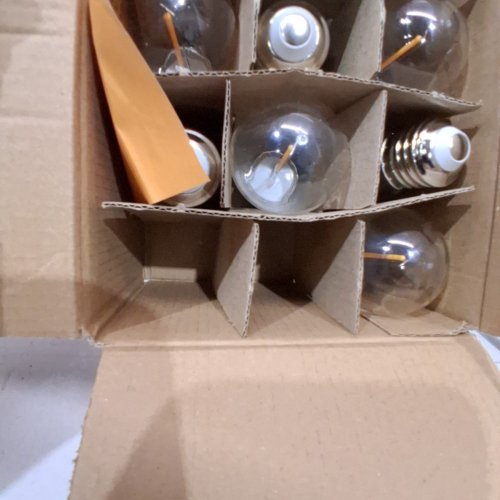 FEIT ELECTRIC WEATHERPROOF LED STRING LIGHTS - 48FT/24 BULBS - BLACK (MODEL: 1603293) image 4