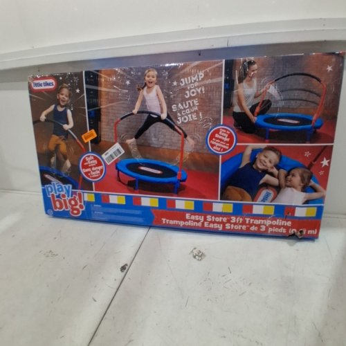 LITTLE TIKES LIGHT-UP TRAMPOLINE - BLUE/RED (MODEL: 642265PC) image 5