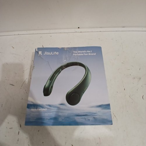 JISULIFE RECHARGABLE BLADELESS NECK COOLER FAN - GREEN image 4
