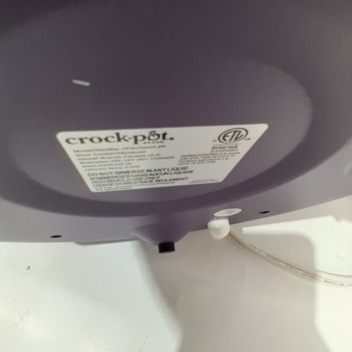 CROCK-POT DESIGN SERIES SLOW COOKER - 4.5 QT - PURPLE image 3