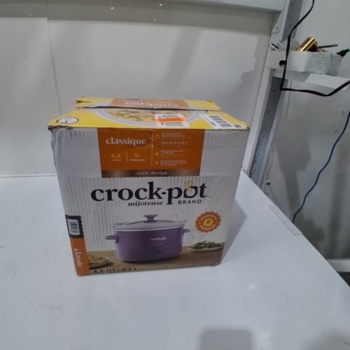 CROCK-POT DESIGN SERIES SLOW COOKER - 4.5 QT - PURPLE image 6