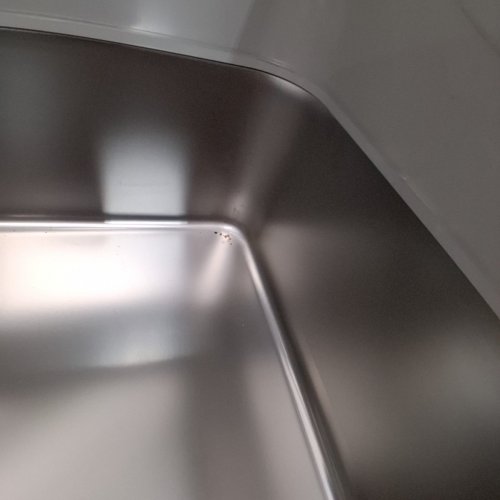 KISENG STAINLESS STEEL CAT LITTER BOX - 17" X 13" - GREY image 3