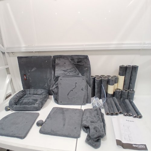 FEANDREA MULTI-LEVEL CAT TREE TOWER - 59" - DARK GREY - (MODEL: PCT192G01V1) image 2
