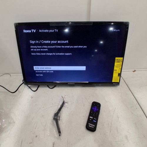 MAGNAVOX ROKU TV 720P SMART TELEVISION - 24" - BLACK (MODEL: MRT2405) image 2