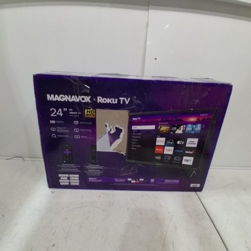 MAGNAVOX ROKU TV 720P SMART TELEVISION - 24" - BLACK (MODEL: MRT2405) image 5