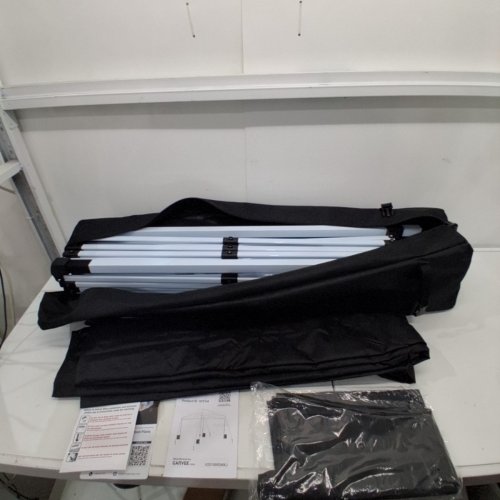 GARVEE WATERPROOF WHEELED INSTANT POP UP CANOPY TENT - 10FT X 10FT - BLACK (MODEL: V2510092MXJ) image 3