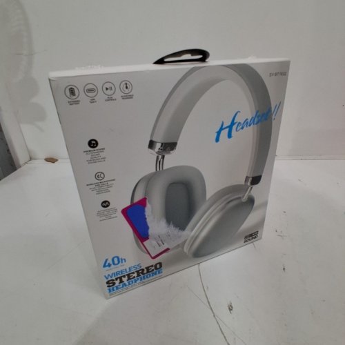 WIRELESS STEREO BLUETOOTH HEADPHONES - 40 HOURS - GREY (MODEL : SY-BT1632) image 6