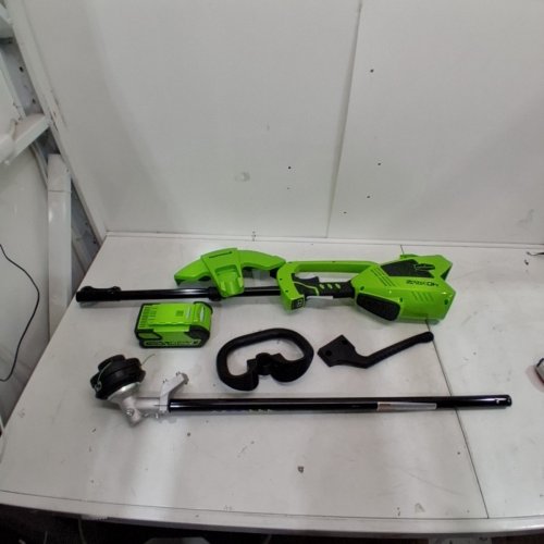 GREENWORKS CORDLESS STRING TRIMMER - 40V - GREEN (MODEL: STF456) image 3