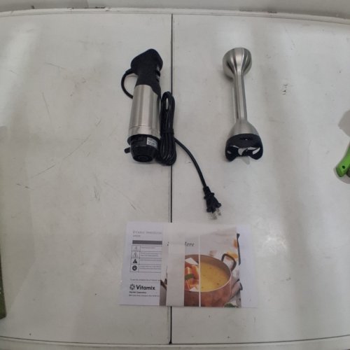 VITAMIX 5-SPEED IMMERSION BLENDER WITH WHISK ATTACHMENT, 32OZ BLENDING JAR & BASE - SILVER/BLACK (MODEL: VM0219/071511) image 3