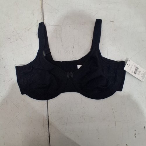 WOMEN'S GEORGE SOFT CUP UNDERWIRE BRA - 38DD - BLACK image 2