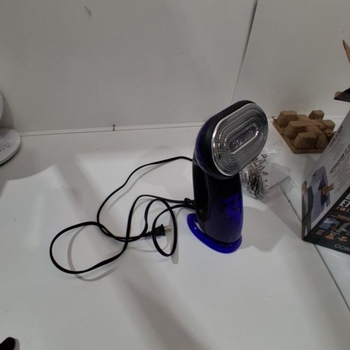 CONAIR 2-IN-1 EXTREMESTEAM TURBO STEAMER AND IRON WITH ATTACHMENTS- BLUE/BLACK (MODEL: GS108C) image 3