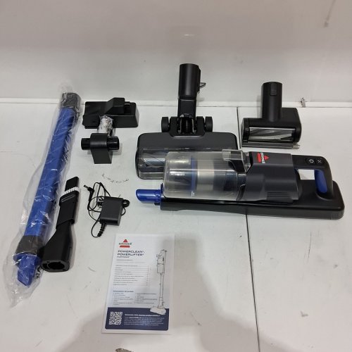 BISSELL POWERCLEAN FURFINDER SELF-STANDING CORDLESS VACUUM W/TANGLE FREE BRUSH ROLL - 200W - BLUE/BLACK (MODEL: 4052B) image 3