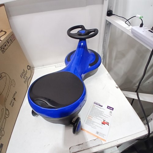 HURTLE SWING RIDE ON WIGGLE CAR - 250LBS CAP - BLUE (MODEL: HUSWC27BL ) image 2