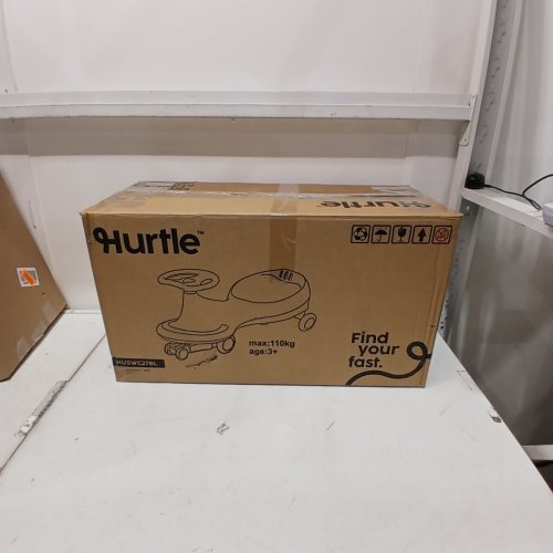 HURTLE SWING RIDE ON WIGGLE CAR - 250LBS CAP - BLUE (MODEL: HUSWC27BL ) image 3