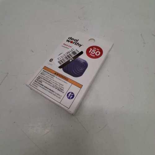 DEALWORTHY ITEM LOCATOR - COMPATIBLE WITH APPLE FINDMY - 150FT MAX RANGE - NAVY BLUE image 2