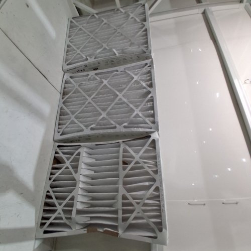 3PK HONEYWELL MERV 12 AC FURNACE AIR FILTERS - 20"X25"X4" - WHITE (MODEL: ‎CF200A1016-3PKAM) image 3