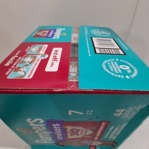 44PK PAMPERS PULL ON CRUISERS 360˚ FIT DISPOSABLE BABY DIAPERS WITH STRETCHY WAISTBAND - SIZE 7 image 3