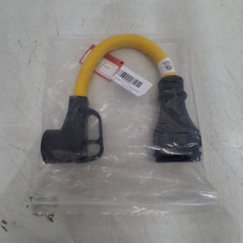 ONETAK TWIST LOCK MALE PLUG TO 4 PRONG FEMALE OUTLET RECEPTACLE - NEMA SS2-50P TO 14-50R - BLACK / YELLOW image 4