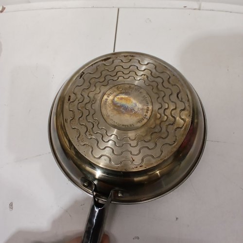 T-FAL STAINLESS STEEL INDUCTION FRYING PAN - 11" - STAINLESS image 3