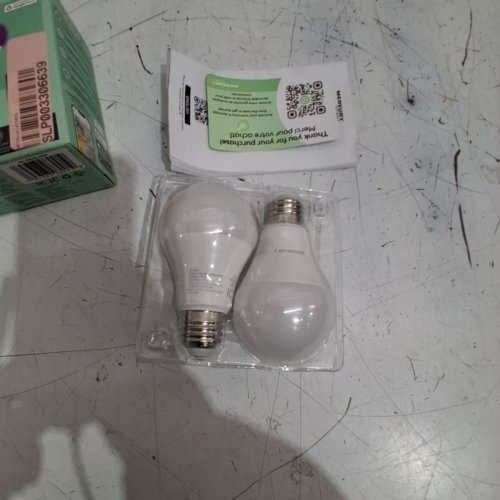 2PK MERKURY COLOR & WHITE SMART LED LIGHT BULBS - E26 BASE image 2