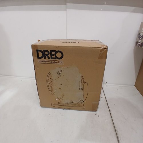 DREO TURBOPOLY QUIET TABLE FAN WITH 120° ADJUSTABLE TILT - 12" - BLACK (MODEL: 312) image 2