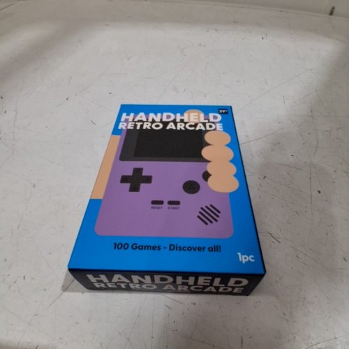 J'ADORE HANDHELD RETRO ARCADE CONSOLE - 100 GAMES - PURPLE - (MODEL: 851781) image 2