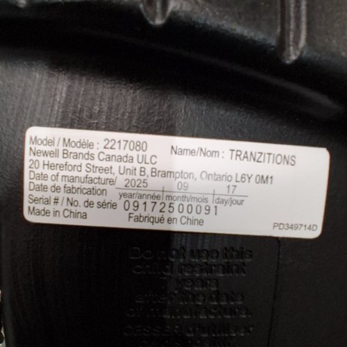 GRACO TRANZITIONS 3-IN-1 LIGHTWEIGHT ADJUSTABLE HEIGHT HARNESS BOOSTER CAR SEAT - 100LBS MAX - PURPLE (MODEL: 2217080) image 2