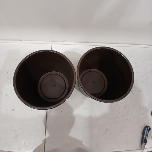 2PK THRESHOLD WIDE AESTHETIC PLANTER - 10" - BROWN image 4