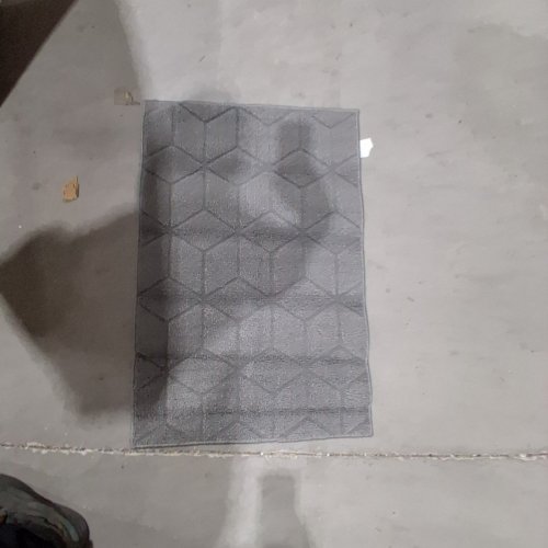 GEOMETRIC RUG - 2FT X 3FT- GRAY image 2