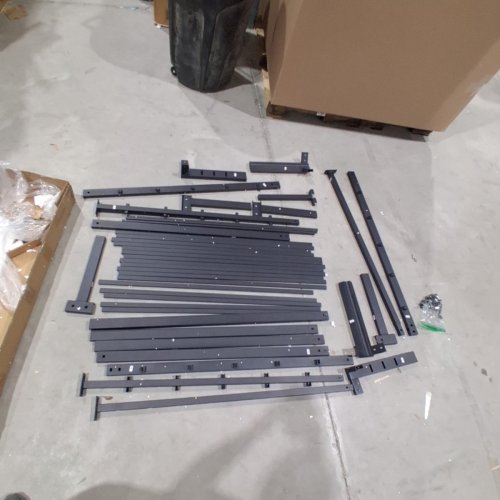 HEAVY DUTY METAL PLATFORM BED FRAME - KING - BLACK (MODEL:USAN1086676-4) image 9