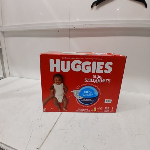 168PK HUGGIES WINNIE THE POOH LITTLE SNUGGLERS DIAPERS - SIZE 1 image 2