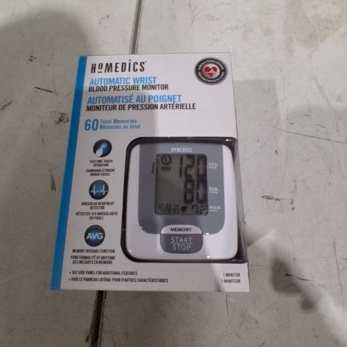 HOMEDICS WRIST BLOOD PRESSURE MONITOR WITH SMART MEASURE TECHNOLOGY - WHITE (MODEL:BPW-175) image 2