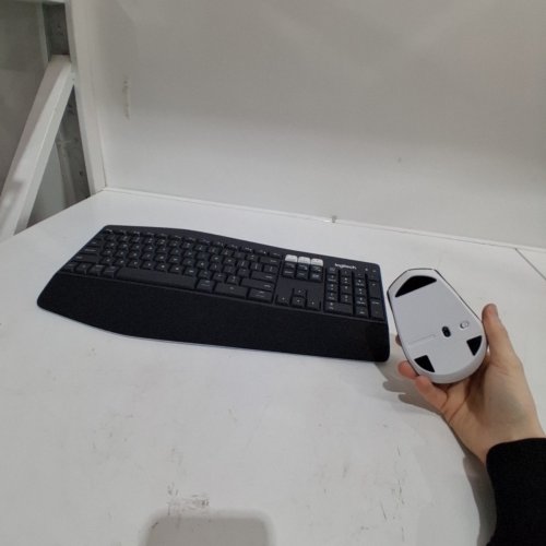 2pc LOGITECH PERFORMANCE WIRELESS BLUETOOTH KEYBOARD AND MOUSE COMBO - BLACK (MODEL: MK850) image 4