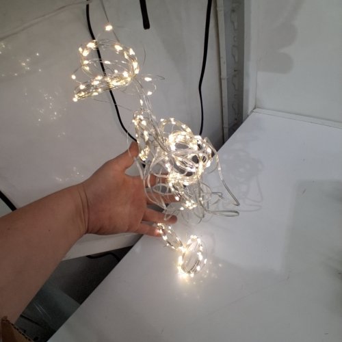 ARTIFICIAL IVY GARLAND WITH STRING FAIRY LIGHTS WITH REMOTE - 15FT - GREEN image 2