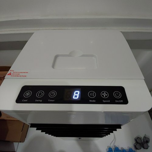 PORTABLE 3-IN-1 EVAPORATIVE AIR COOLER WITH WHEELS- 20W 120 V - WHITE (MODEL: LS-Y2601) image 2