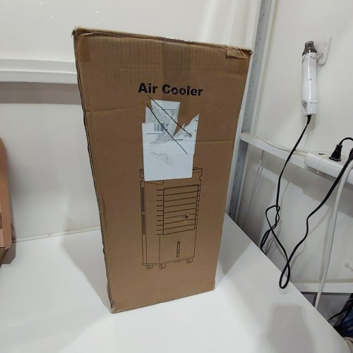 PORTABLE 3-IN-1 EVAPORATIVE AIR COOLER WITH WHEELS- 20W 120 V - WHITE (MODEL: LS-Y2601) image 5