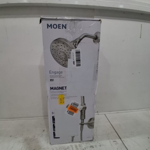 MOEN ENGAGE MAGNETIX 6-SETTING HANDSHADOW & RAINSHOWER WITH SLIDE BAR - BRUSHED NICKEL (MODEL: 28501SRN) image 3