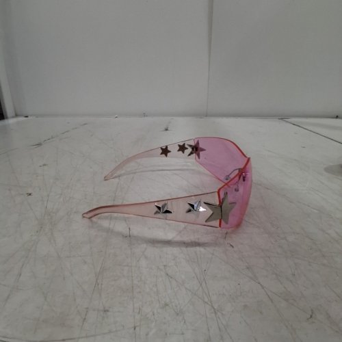 WOMEN'S RIMLESS Y2K SUNGLASSES - OSFM - PINK image 3