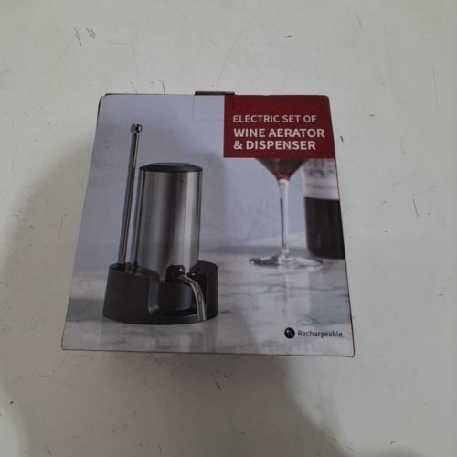 2-IN-1 ELECTRIC WINE AERATOR AND DISPENSER SET- SILVER (MODEL: MGS-KD-8) image 3