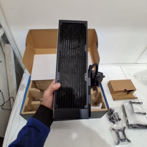 LIAN LI HYDROSHIFT LCD 360R LIQUID AIO CPU COOLER - 360 MM - BLACK (MODEL: HSLCD36RB) image 6