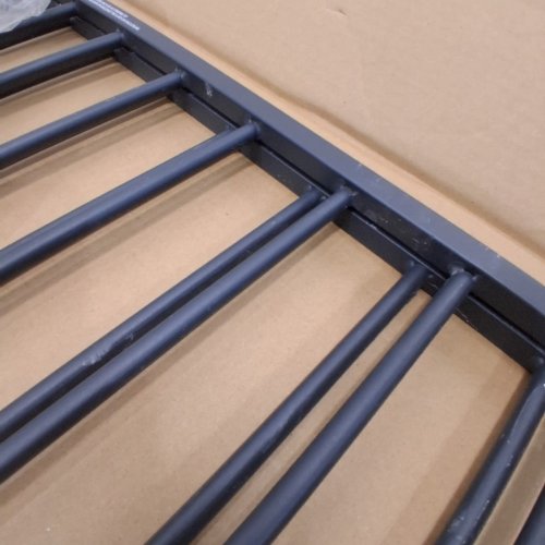 MUNCHKIN PUSH TO CLOSE BABY GATE FOR STAIRS WITH HARDWARE - FITS UP TO 45" WIDE - BLACK (MODEL: 46777001-SIOC/MK0001 REV4) image 3