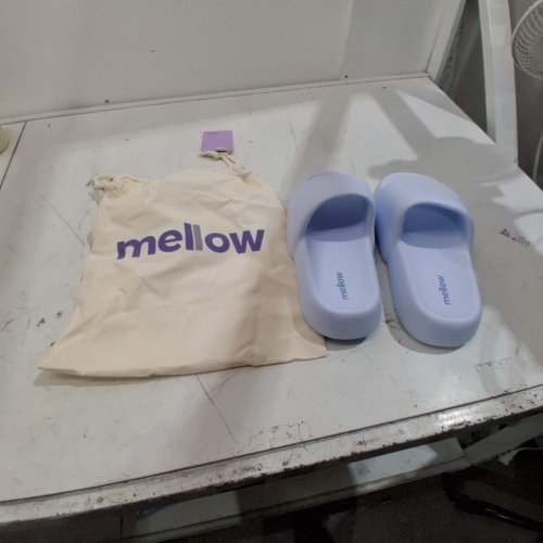 UNISEX MELLOW FLUFFY AND SOFT SANDALS - SIZE 34-40 - OFF WHITE image 2
