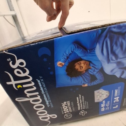 34PK BOYS GOODNITES NIGHTTIME UNDERWEAR - LARGE (68-95LB) image 3