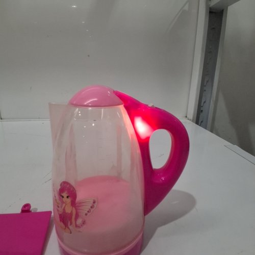 MINI FAIRY ELECTRIC SIMULTATION KETTLE TOY - 5" - PINK image 2